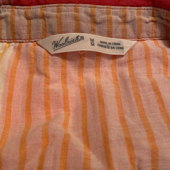 Woolrich plaid sleeveless button up shirt size medium - Picture 2 of 5